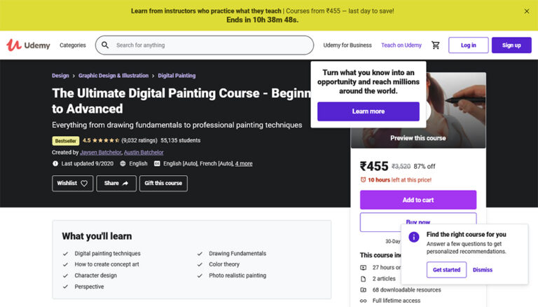 9 Best Digital Painting Courses & Classes Online- TangoLearn